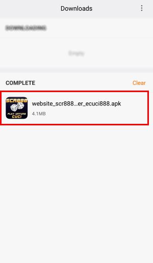 SCR888 APK Installation